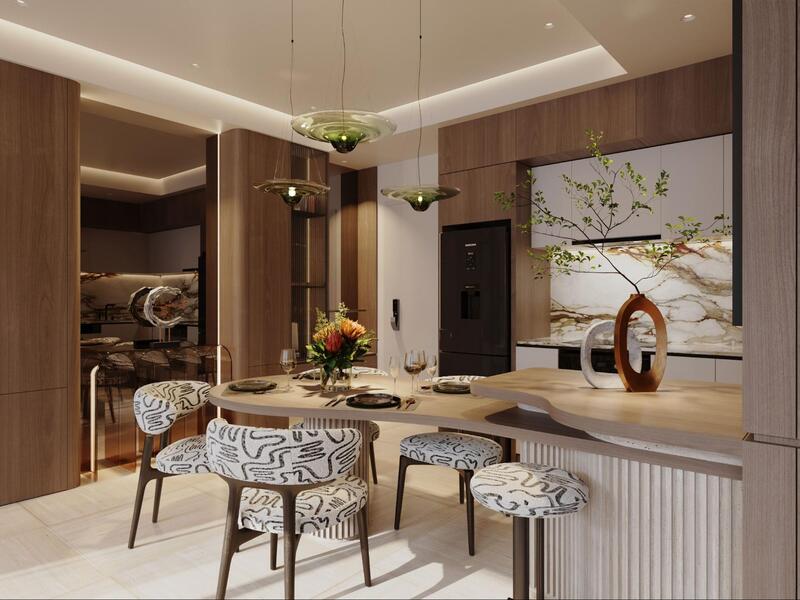 Bếp biệt thự hiện đại