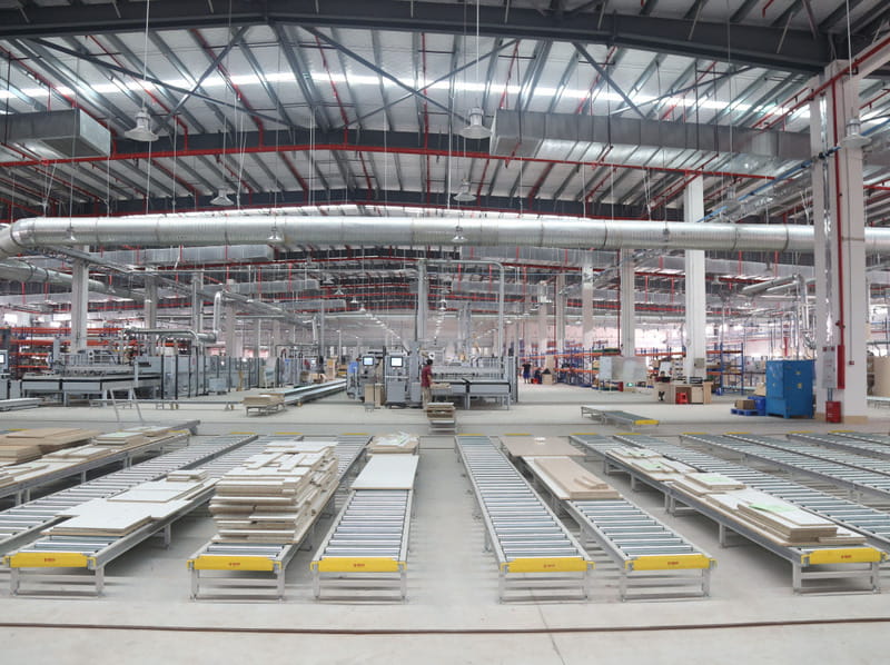 Gia công nội thất biệt thự tại nhà máy công nghệ cao của Soféyia