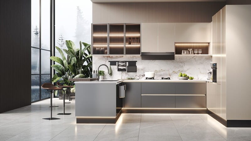 Không gian nội thất biệt thự kết nối thiên nhiên