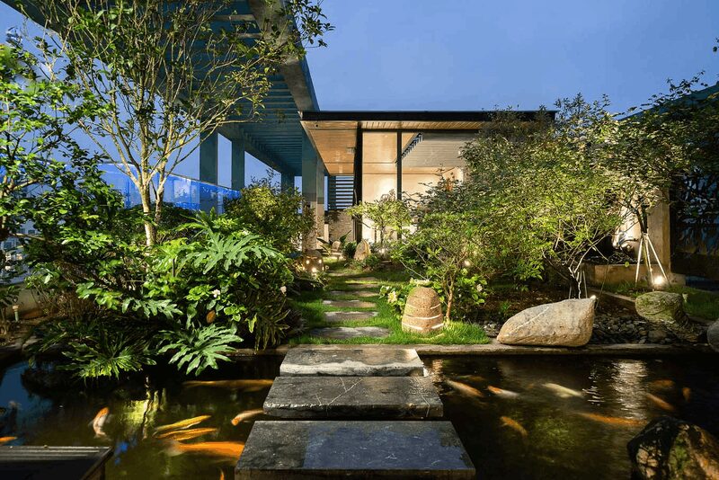 Không gian xanh trong thiết kế Biophilic