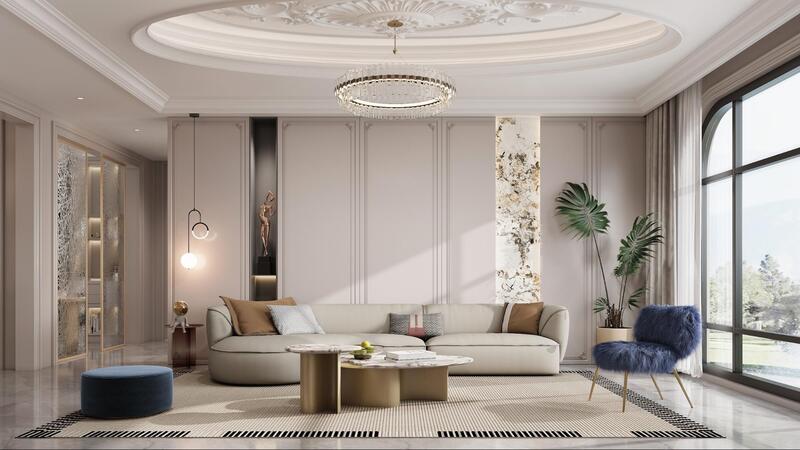 nội thất biệt thự tân cổ điển