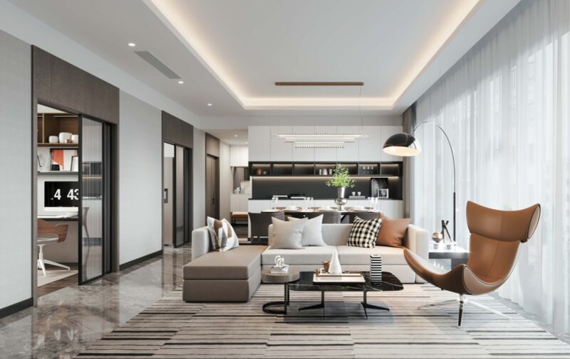 thiết kế nội thất căn hộ opusk