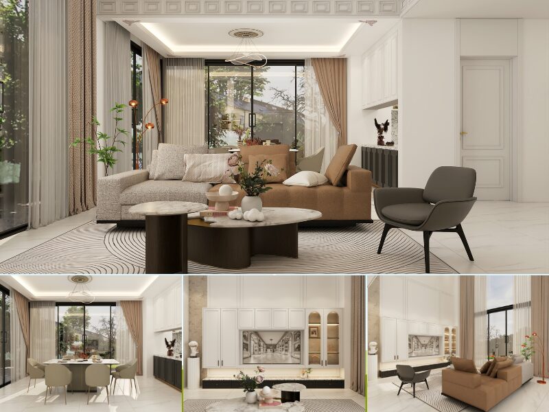 thiết kế nội thất nhà phố sycamore