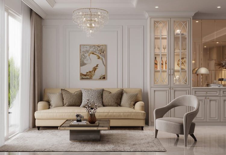 thiết kế nội thất nhà phố 4 tầng