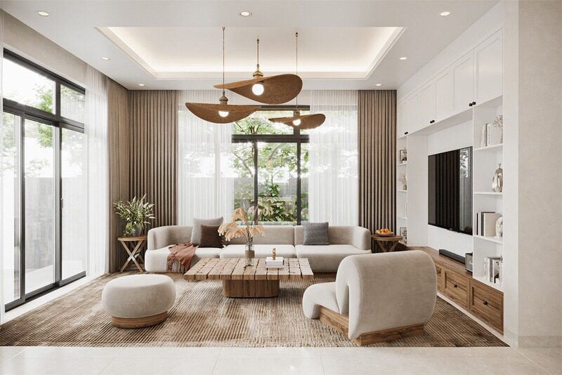 thiết kế nội thất nhà phố 4 tầng