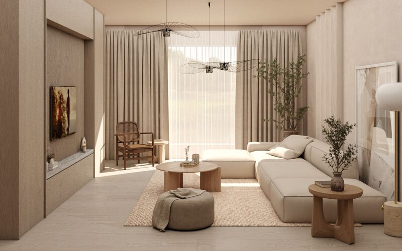 nội thất phòng khách nhà phố