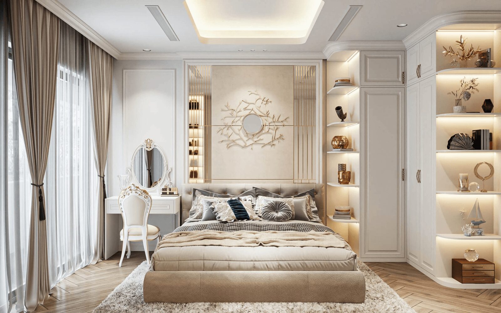 thiết kế nội thất chung cư tân cổ điển