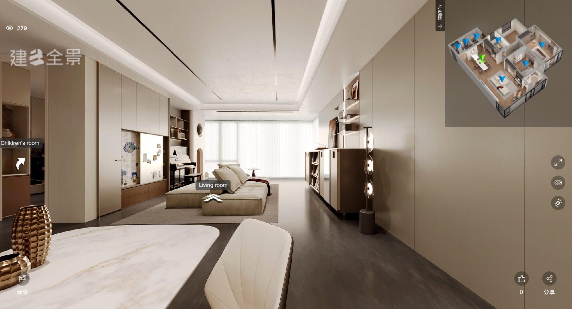 thiết kế nội thất chung cư tân cổ điển