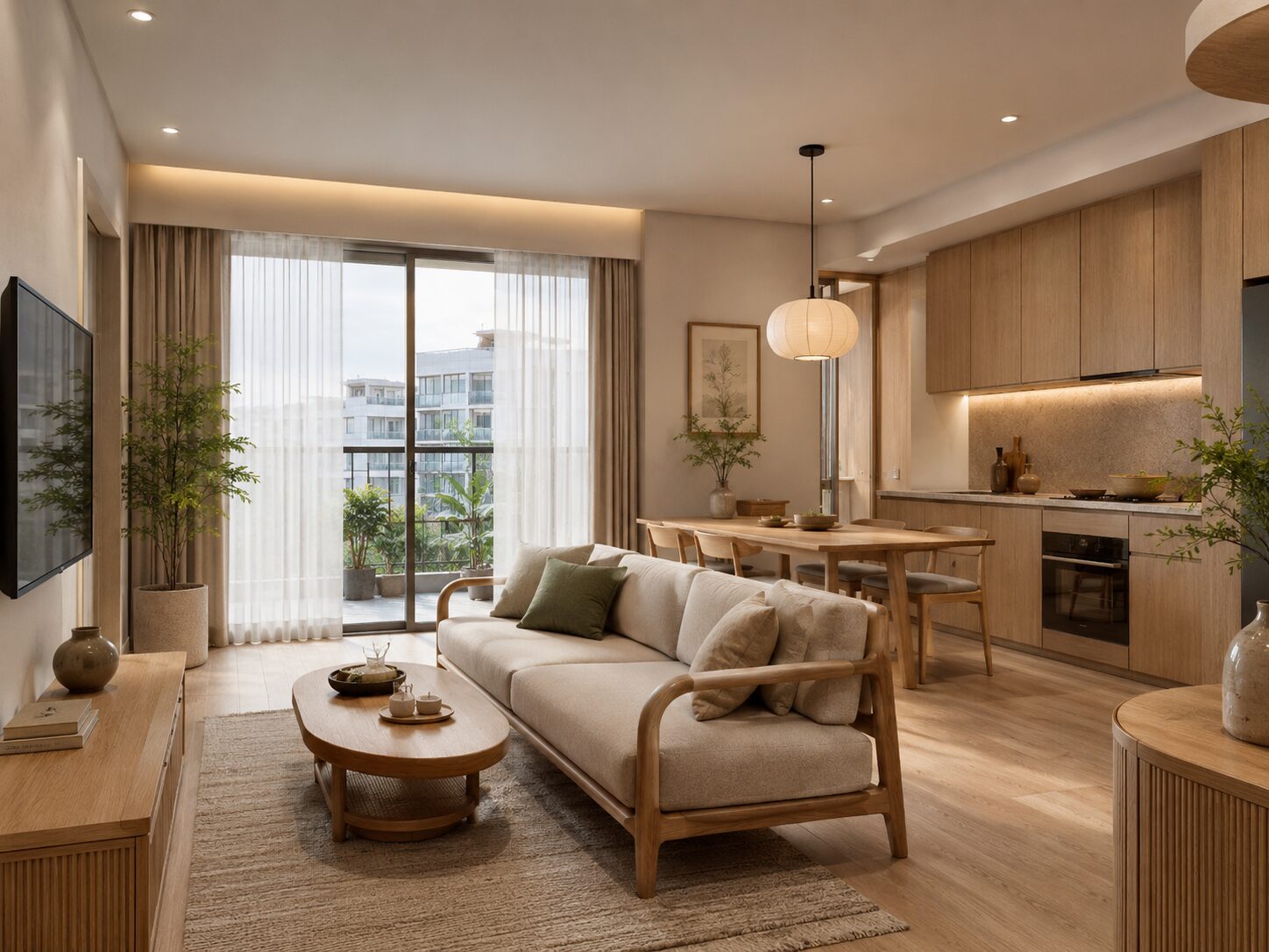 thiết kế nội thất nhà chung cư 80m2