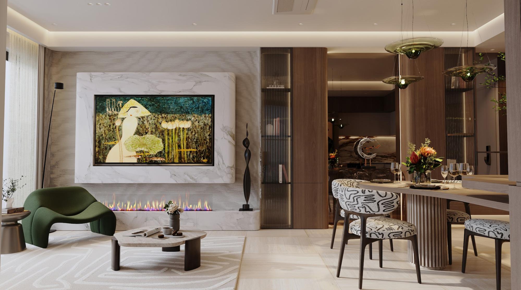thiết kế nội thất nhà chung cư 80m2