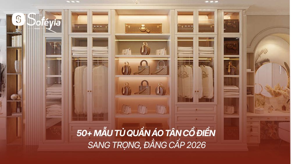 tủ quần áo tân cổ điển