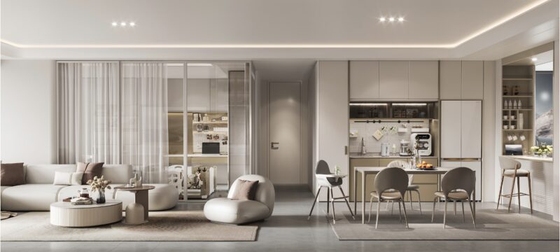 thiết kế nội thất chung cư 60m2