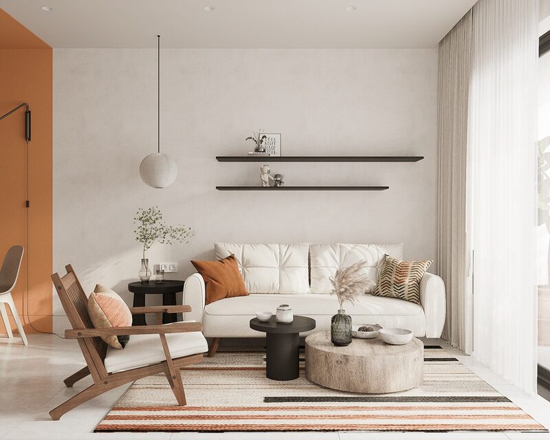 thiết kế nội thất chung cư 60m2