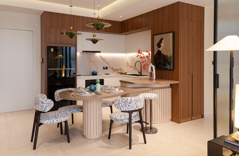 mẫu thiết kế nhà chung cư 60m2