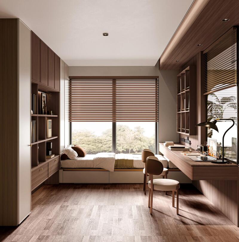 cách bố trí nhà chung cư 60m2