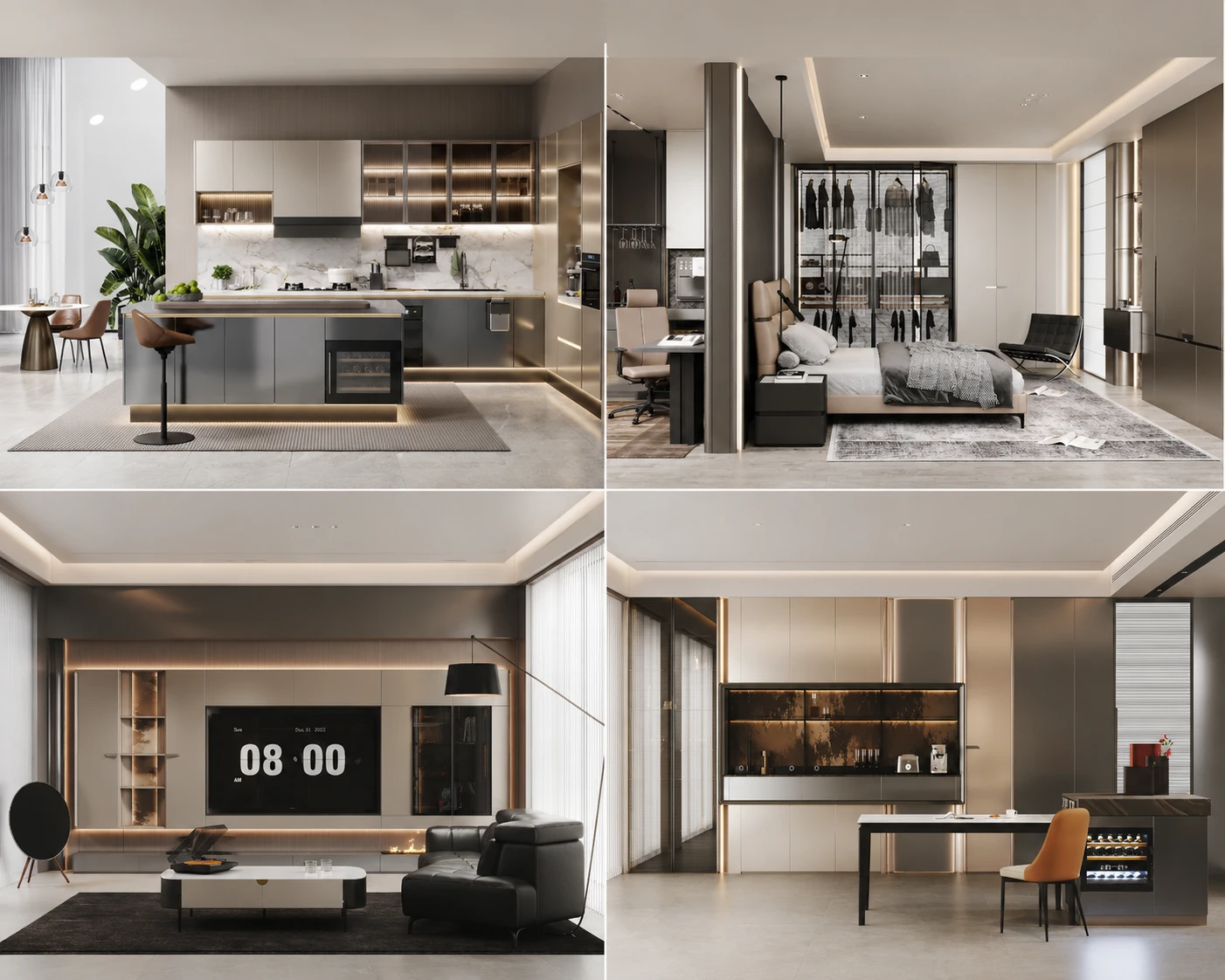 thiết kế căn hộ chung cư 75m2