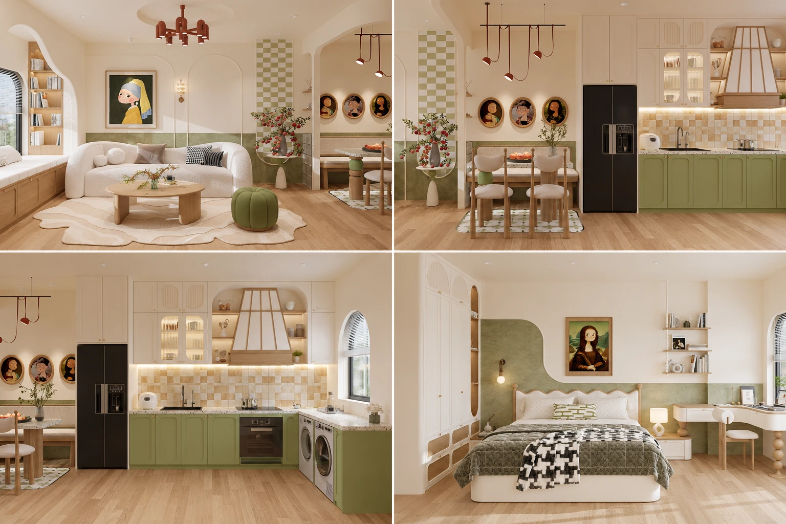thiết kế nội thất chung cư 75m2