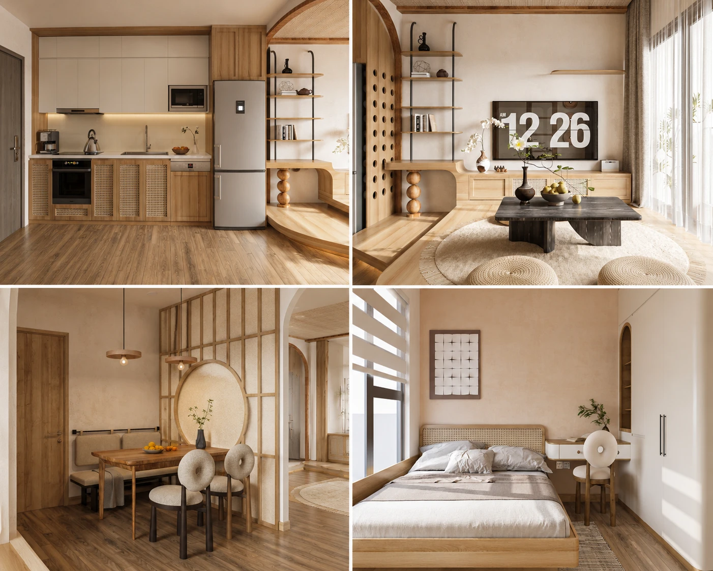 thiết kế nội thất chung cư 75m2