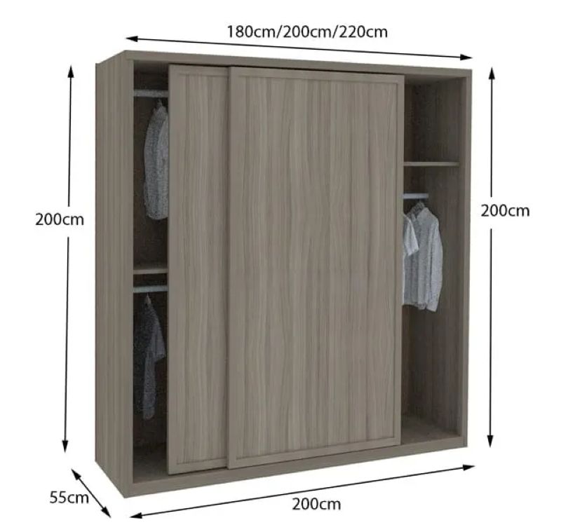 Tính toán chuẩn xác để chọn kích thước tủ cửa lùa hợp lí