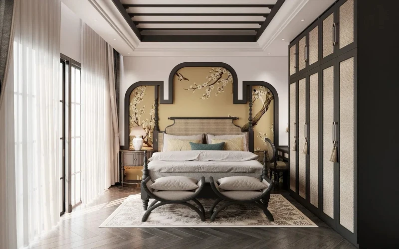 phòng ngủ indochine