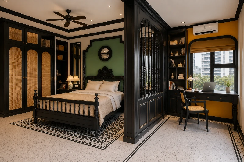 phòng ngủ indochine