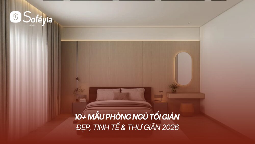 phòng ngủ tối giản