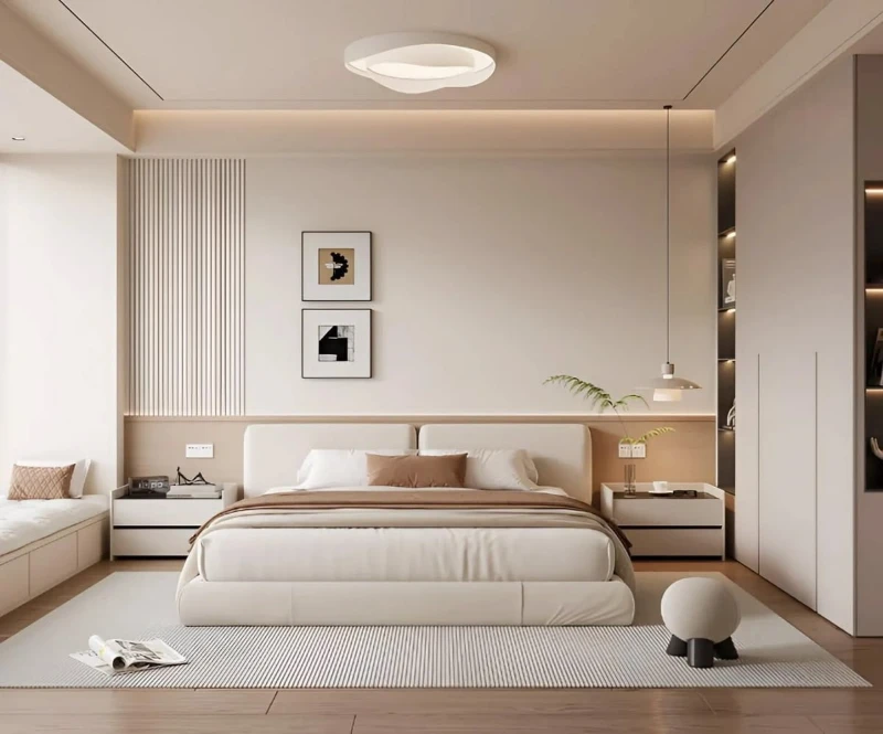 phong cách phòng ngủ tối giản