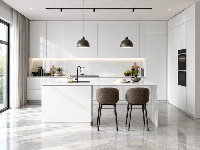 mẫu thiết kế nhà bếp chung cư