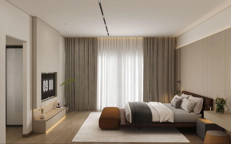 thiết kế phòng ngủ biệt thự