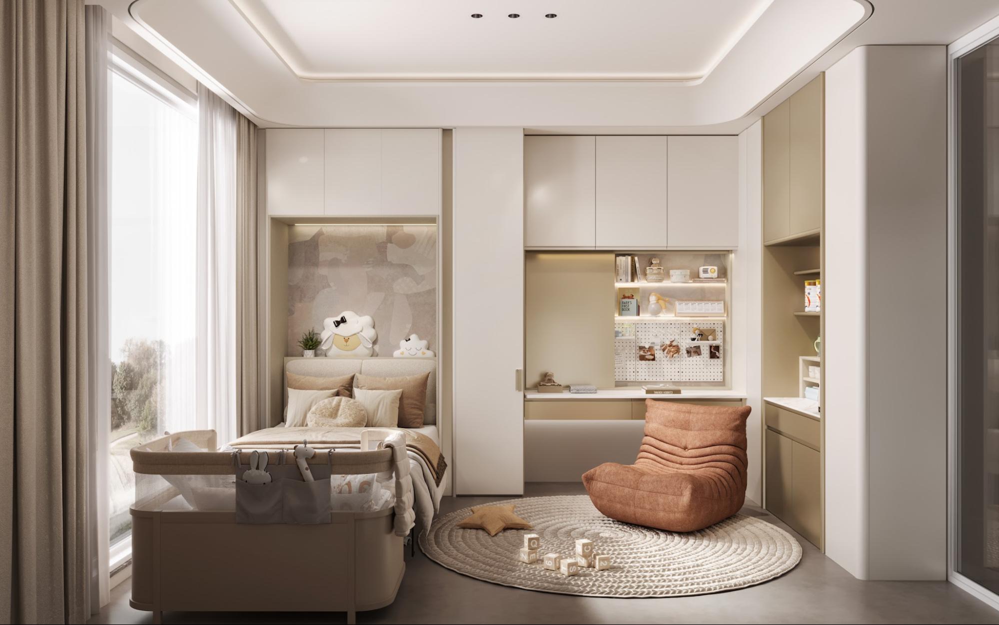 thiết kế nội thất chung cư 3 phòng ngủ