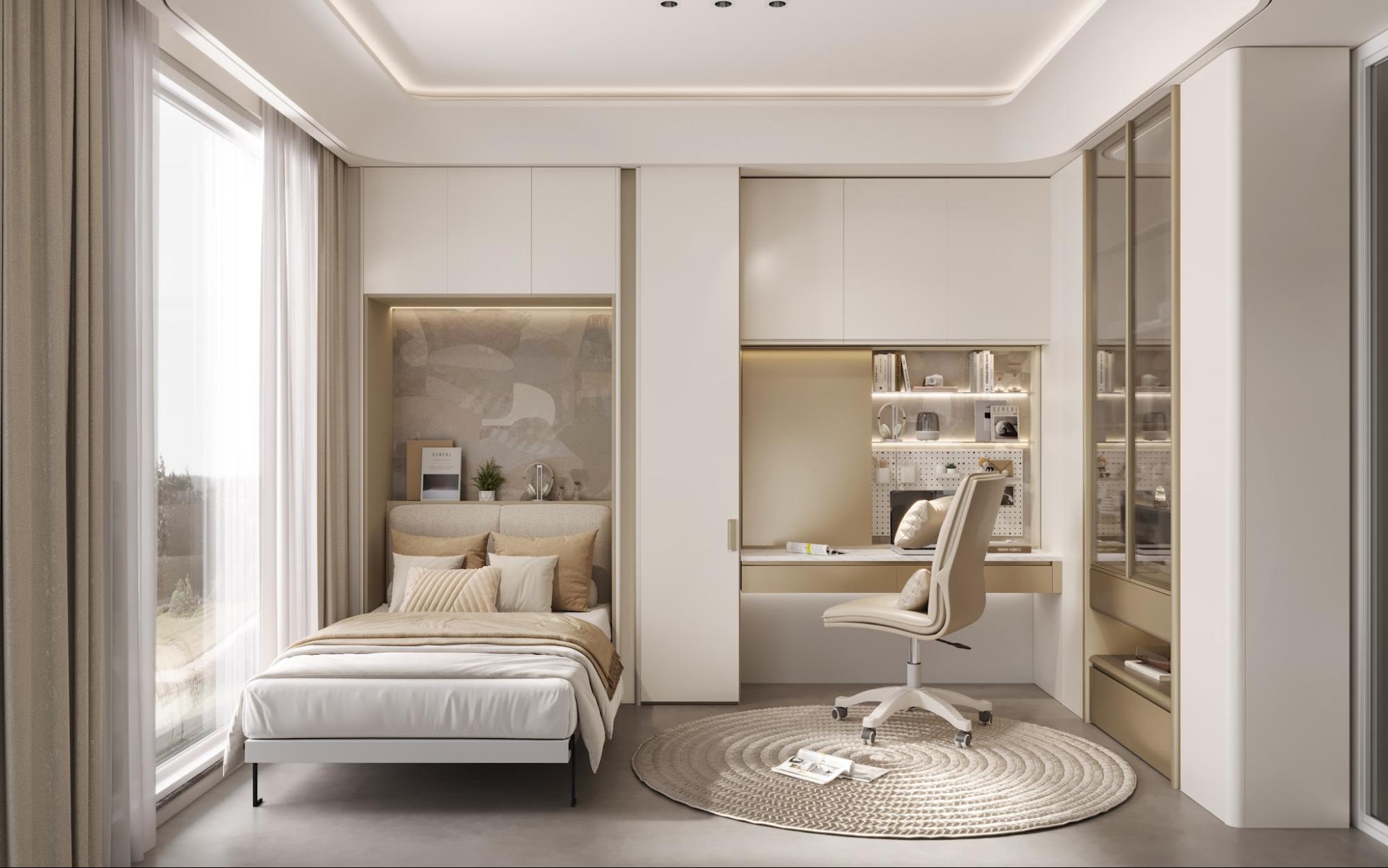thiết kế nội thất chung cư 3 phòng ngủ