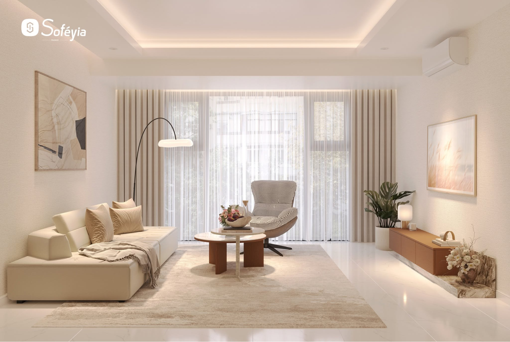 thiết kế nội thất chung cư 3 phòng ngủ